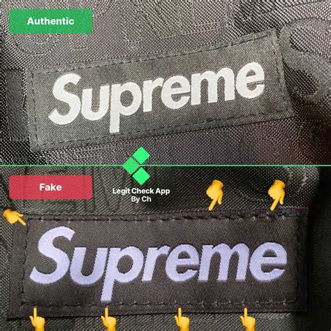 supreme side bag replica|real supreme stitching.